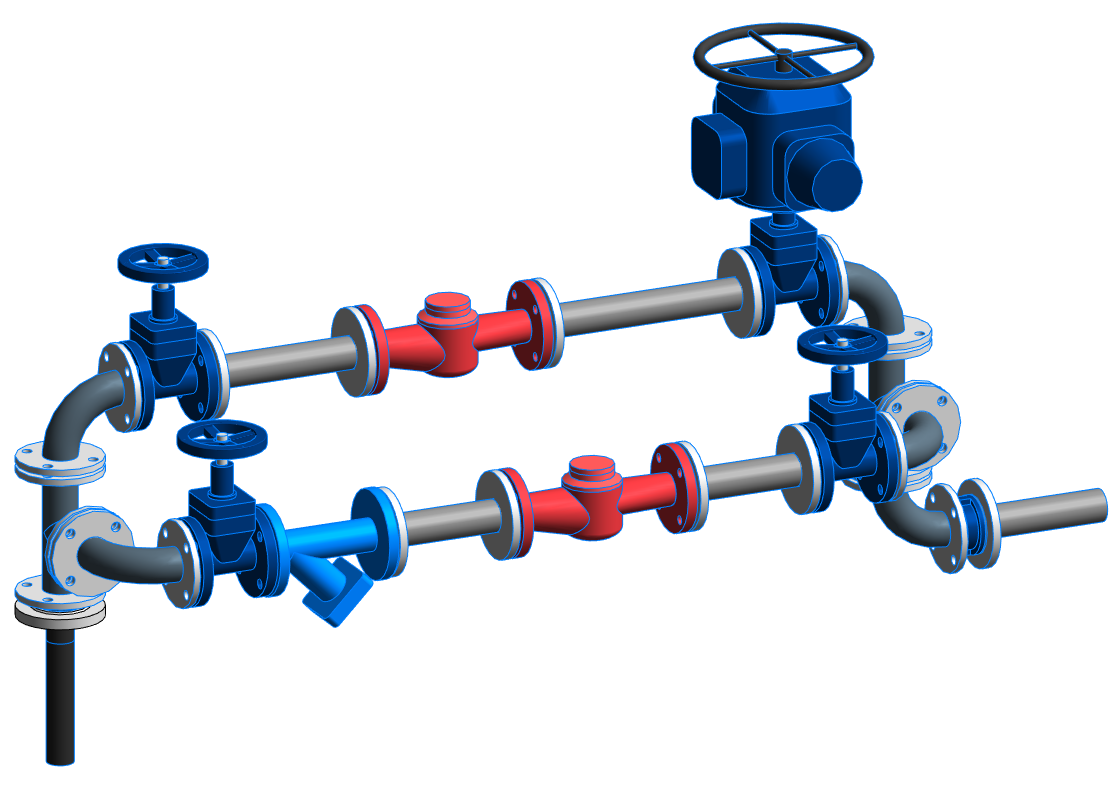 Пример узла ввода, который я собрал для статьи. Тут важен просто набор каких-то элементов, а не инженерная правильность