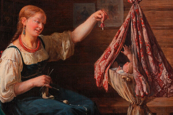 «Колыбельная песня», Франц Николаевич Рисс, 1839 год 