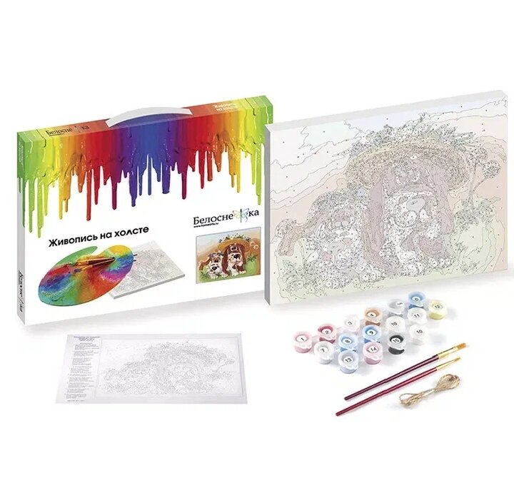 Картина по номерам красками