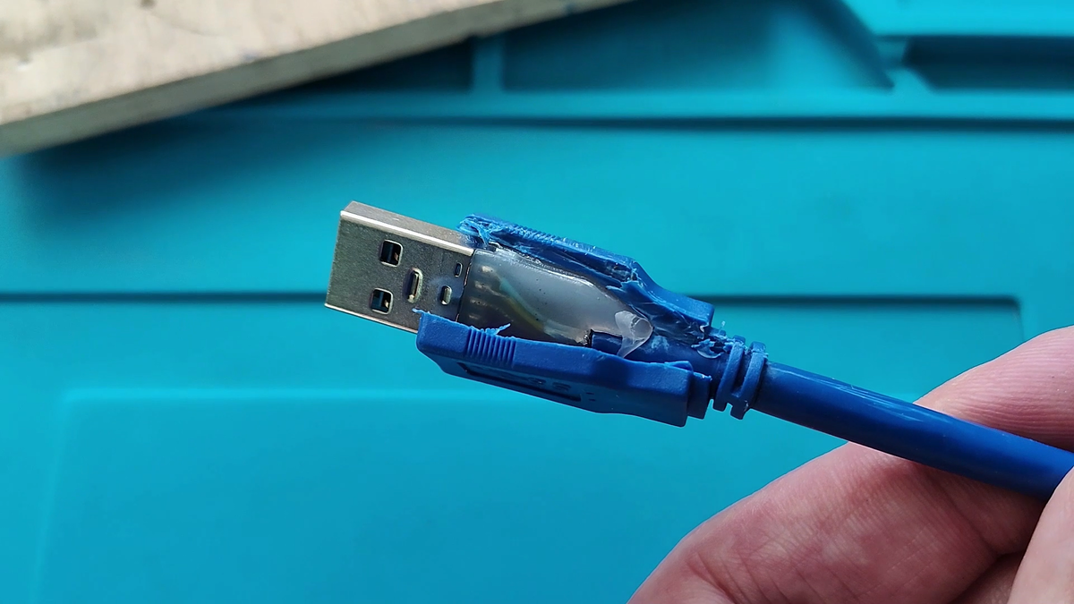 USB удлинитель из витой пары