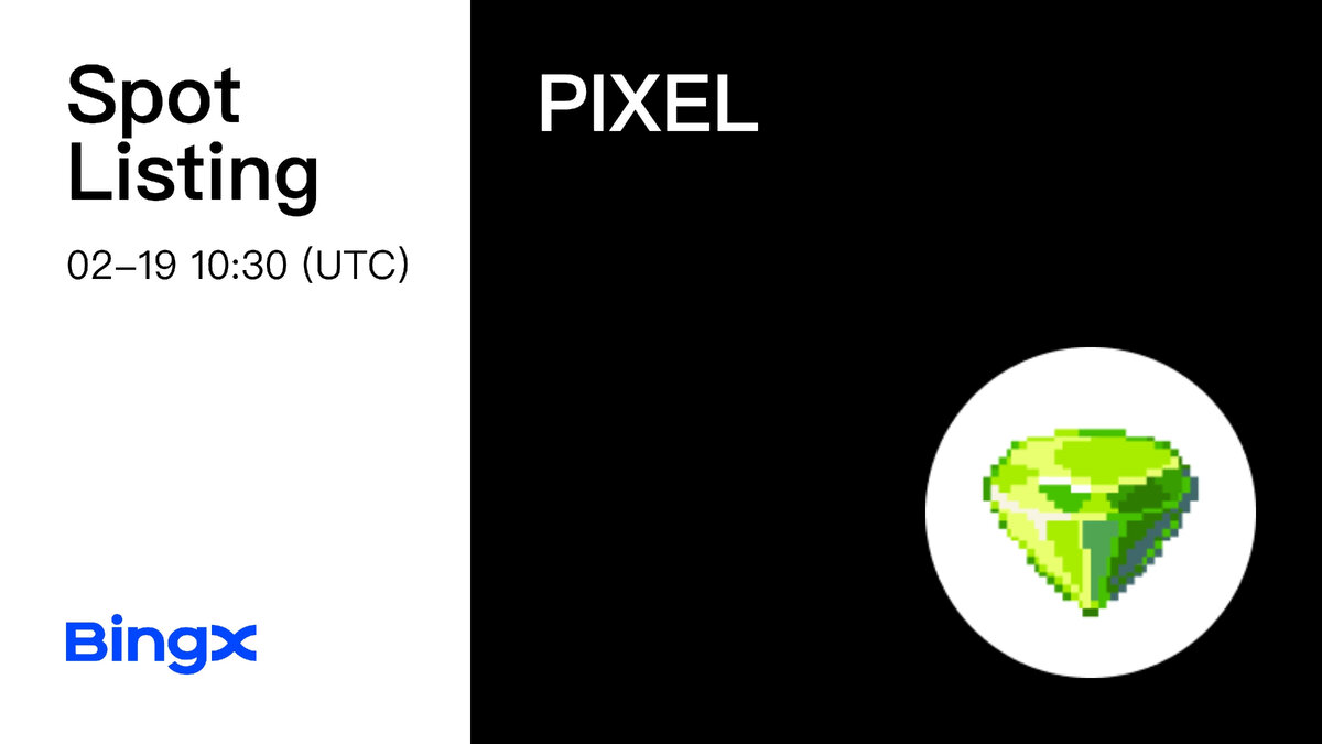 Pixels (PIXEL) будет внесен в листинг спотовых активов BingX