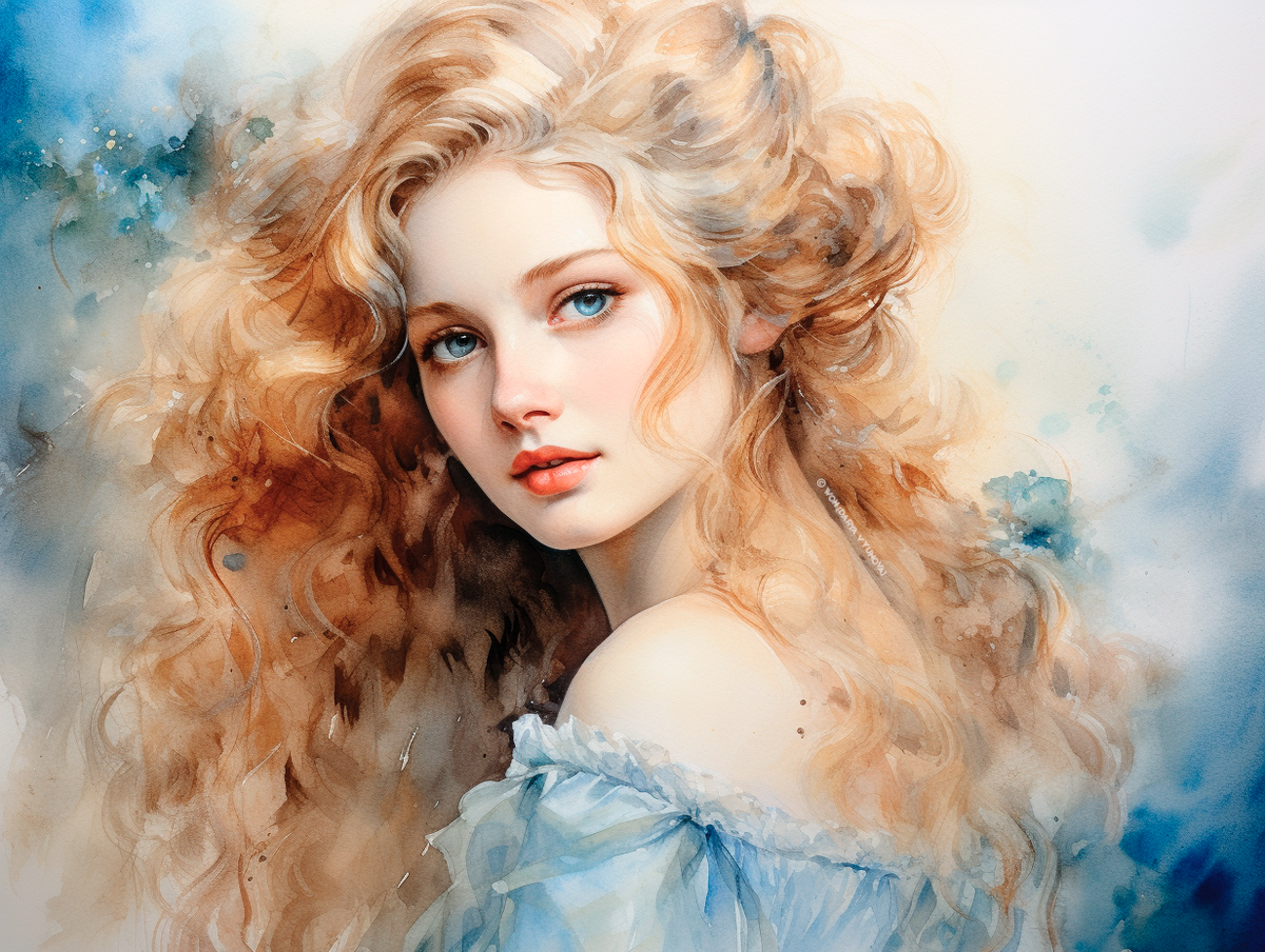 Портрет девушки с голубыми глазами / © WOH 