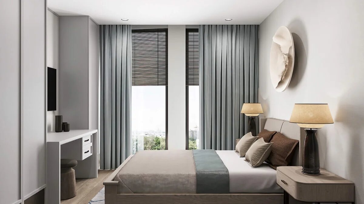 Пример оформления спальни