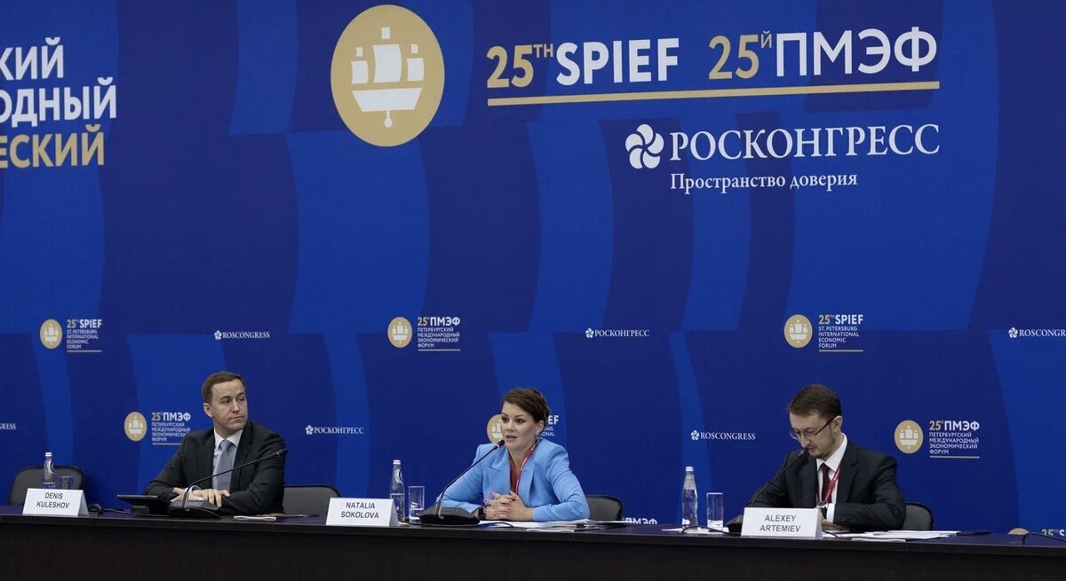 Наталья Соколова на Петербургском международном экономическом форуме
