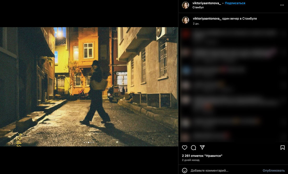    viktoriyaantonova_ / Instagram (входит в корпорацию Meta, признана экстремистской и запрещена в России)