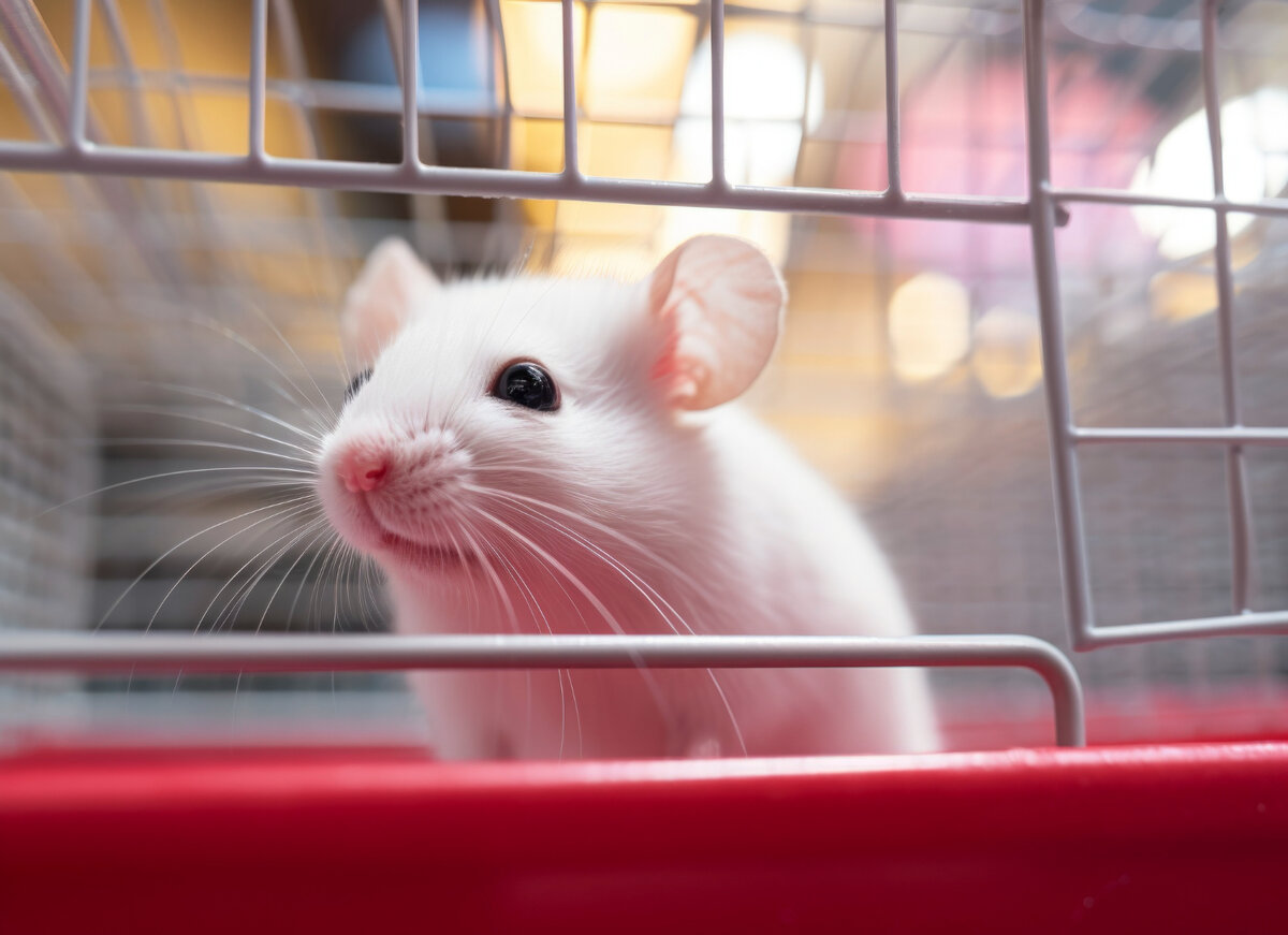 Большую часть времени домашние крысы проводят в своей клетке. Важно правильно выбрать и обустроить её, ведь от этого зависит комфорт, а иногда и здоровье питомца.-2