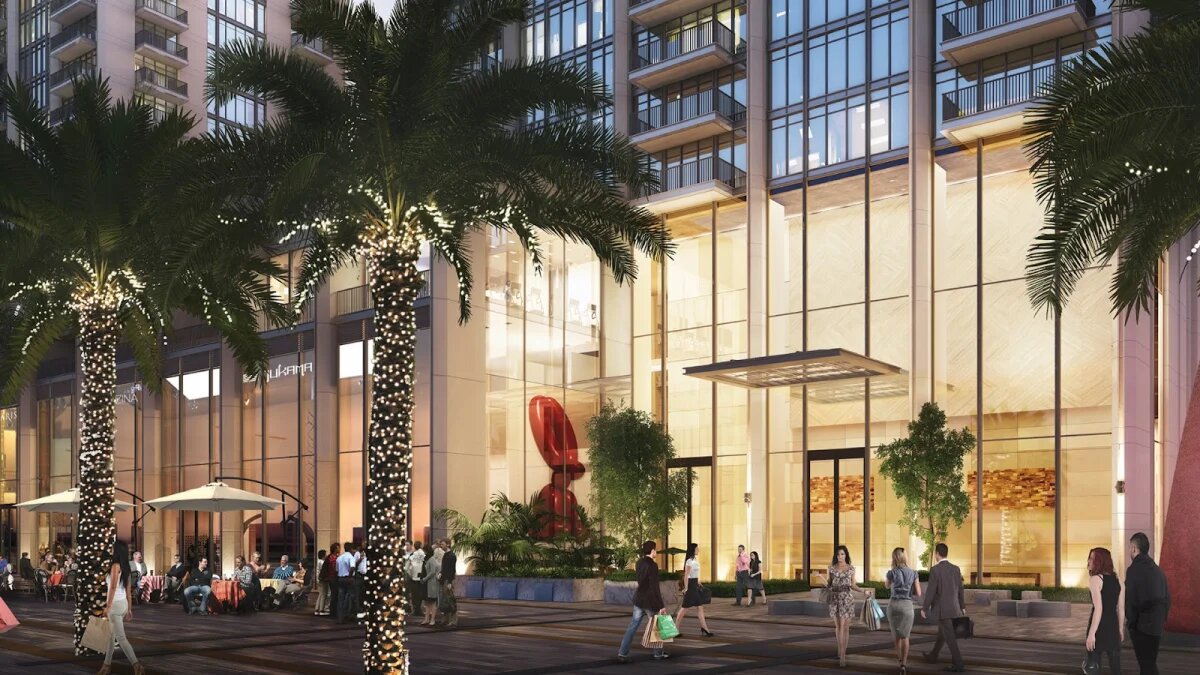 Торговая аллея в Дубае