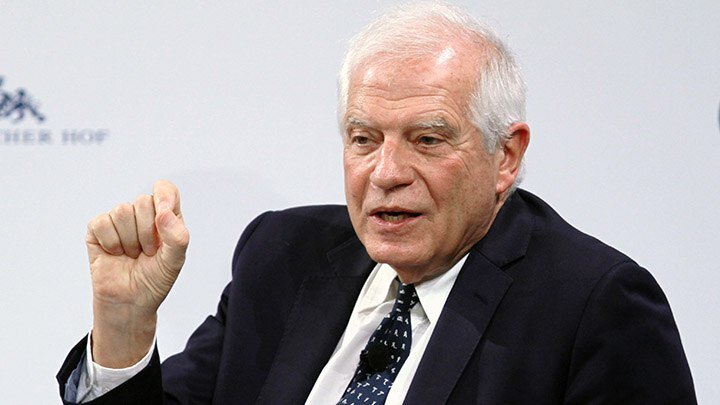 ЖОЗЕП "ЦВЕТУЩИЙ САД ЕС" БОРРЕЛЛЬ ПРОДОЛЖАЕТ ДАВИТЬ НА ЕВРОПЕЙСКУЮ ПСИХИКУ В ВОПРОСЕ СРОЧНОЙ ПОСТАВКИ УКРАИНЕ ВООРУЖЕНИЙ И ВЫДЕЛЕНИЯ ДЕНЕГ. ФОТО: MAGO/DTS NACHRICHTENAGENTUR/GLOBALLOOKPRESS