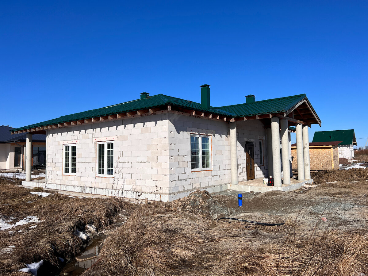 фасад без отделки