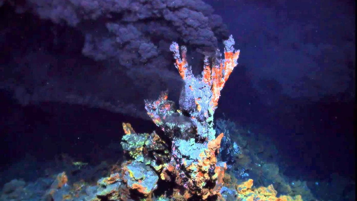 Курильщики - глубокое и жаркое место на дне океана