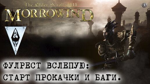 Morrowind Fullrest TR 1 Вслепую Создание персонажа Ломаю игру на старте Баг на цены Кольцо убивца