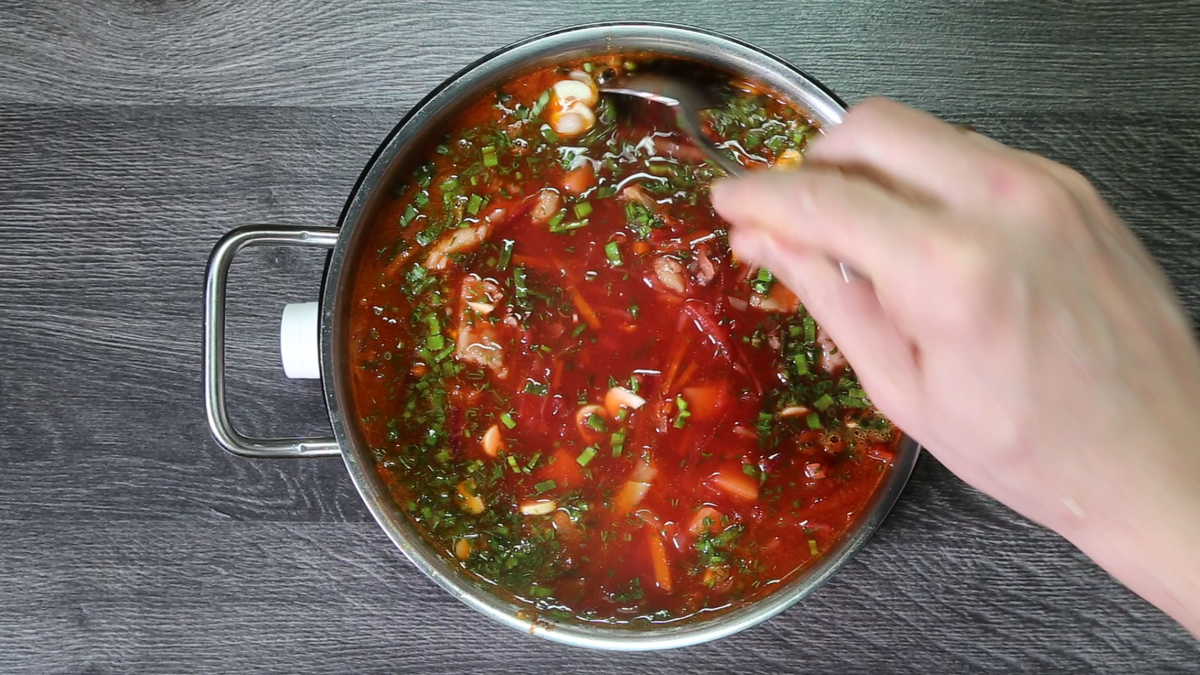 Борщ. Идеальный рецепт борща со свеклой и капустой на мясном бульоне.  Получается у всех!