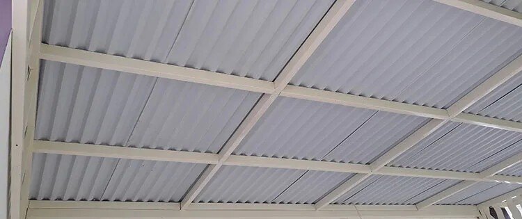 Навес из профнастила