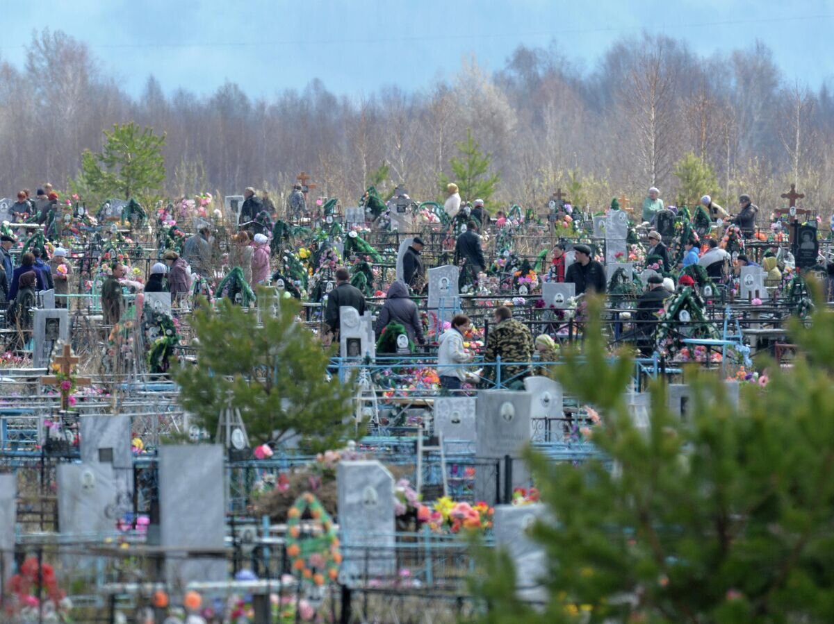 События 25 апреля. Кладбище. Омское кладбище.