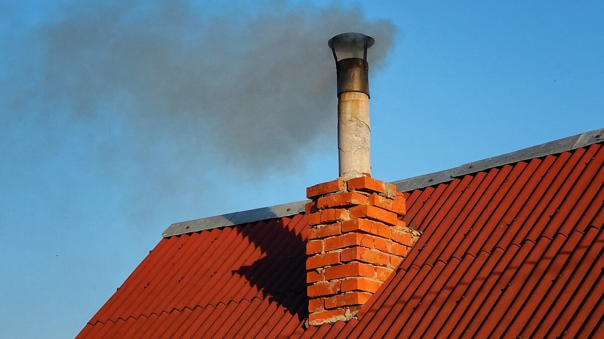 Загрязнение окружающей среды некачественной системой отопления (картинка взята из сети Интернет)