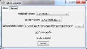 
Теперь в вашем лаунчере будет версия с припиской Fabric, например fabric-loader-0.14.11-1.19.3 запускайте ее.