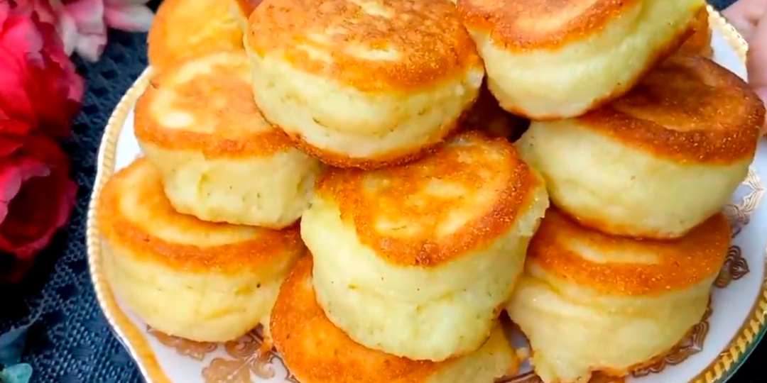 Пышки БЕЗ МУКИ - 1 стакан кефира, 10 минут и целая гора вкуснятины готова!