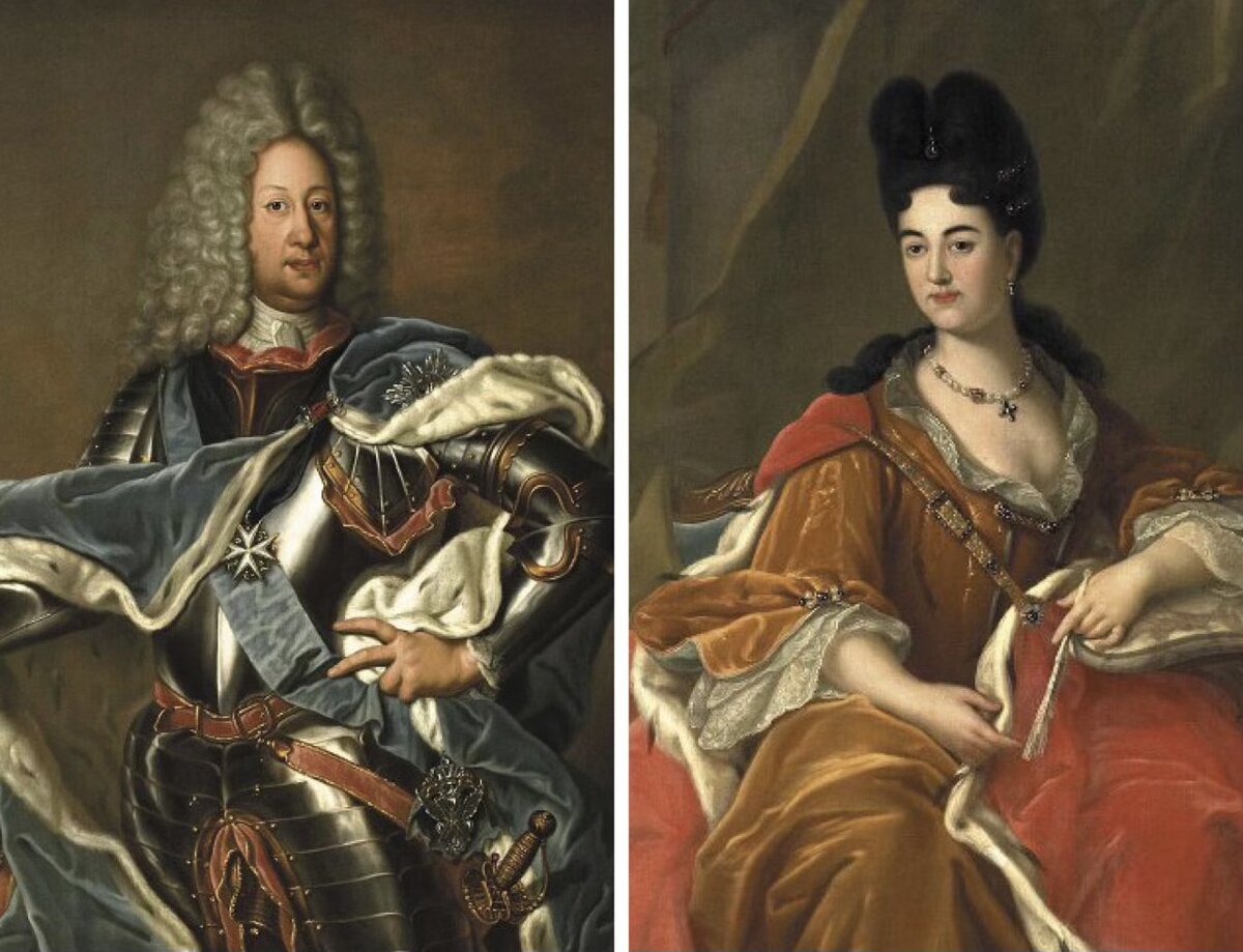 И.П. Аргунов. Парные портреты А.П. Шереметевой и Б.П. Шереметева. 1768.