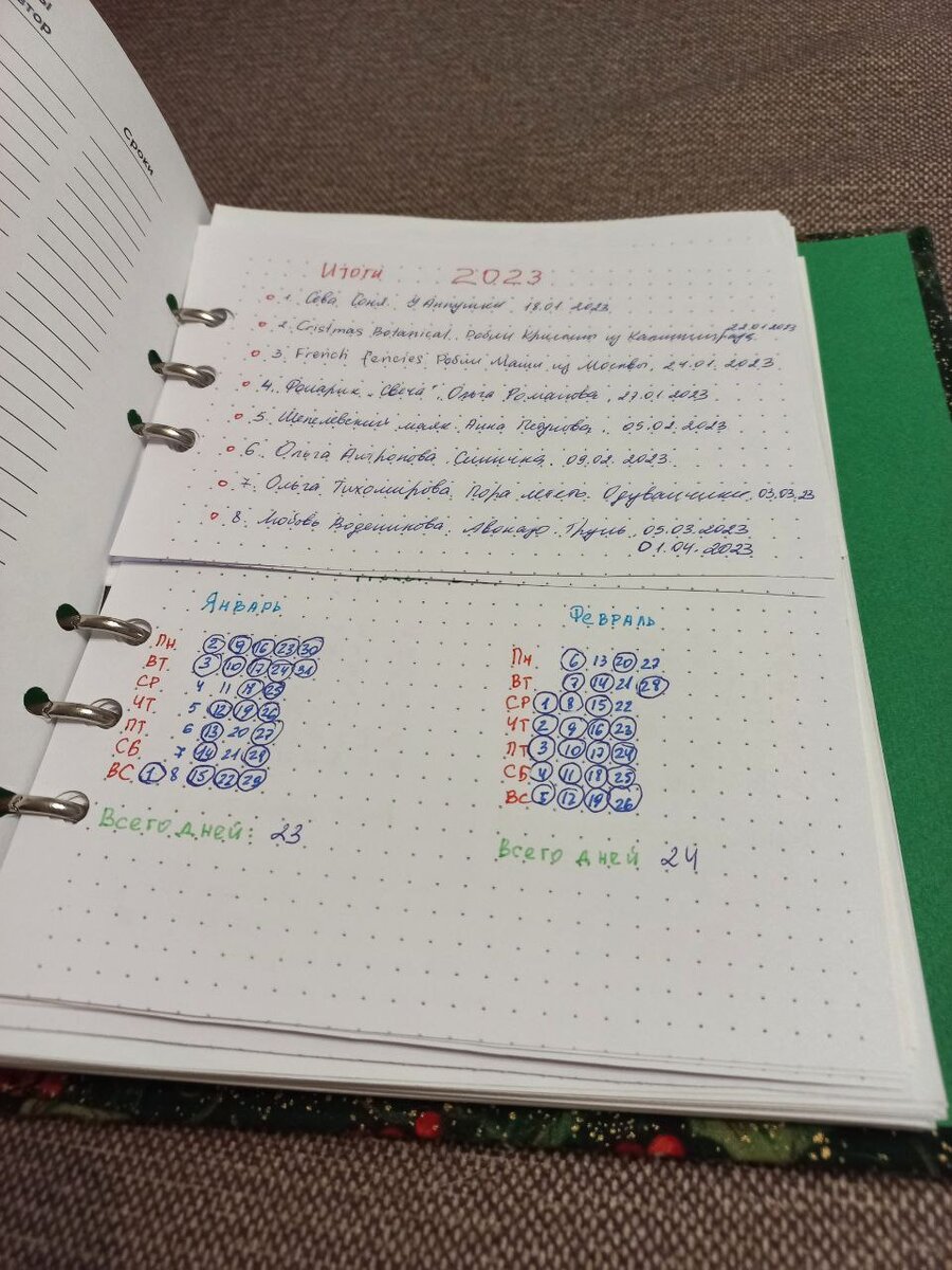 Дополнительные странички