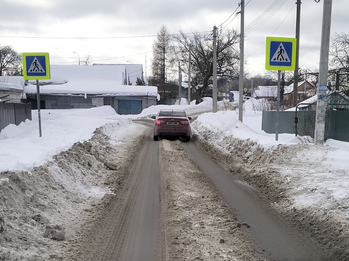 Пенза, улица Активная. Просим не смеяться, - здесь две полосы движения