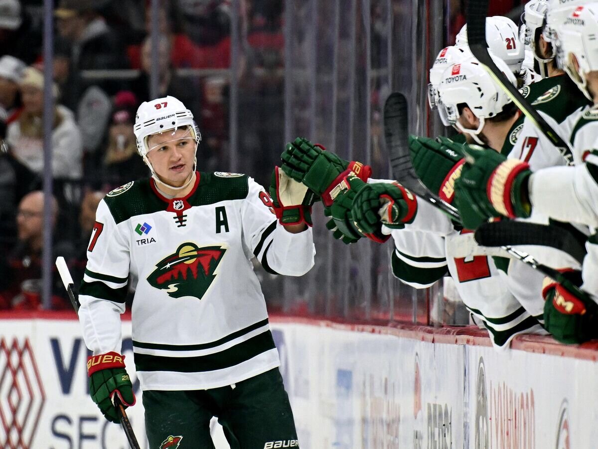    Хоккеист "Миннесоты Уайлд" Кирилл Капризов© Фото : twitter.com/mnwildpr