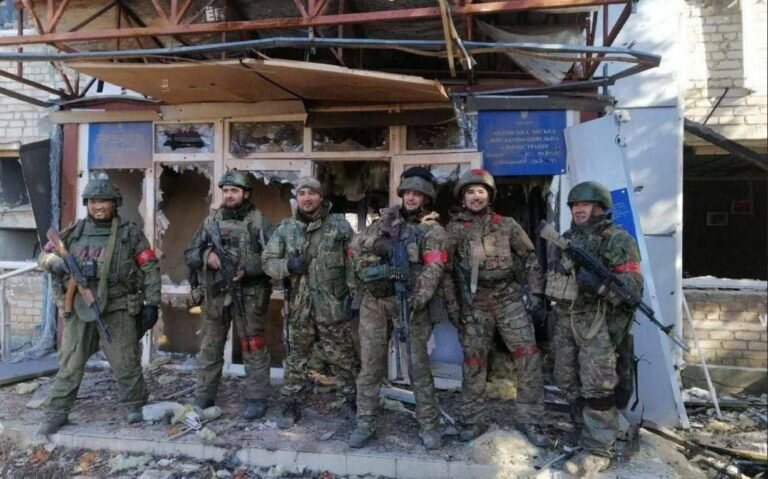 Здание администрации Авдеевки 17 февраля 2024 года