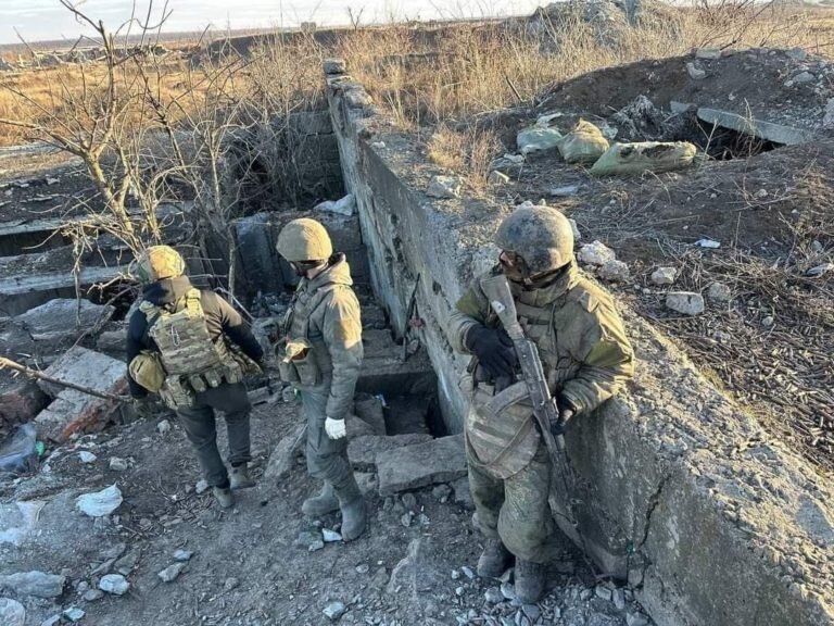 Взятый командный и медицинский центр «Азова» (террористическая организация, запрещена в РФ) в Авдеевке