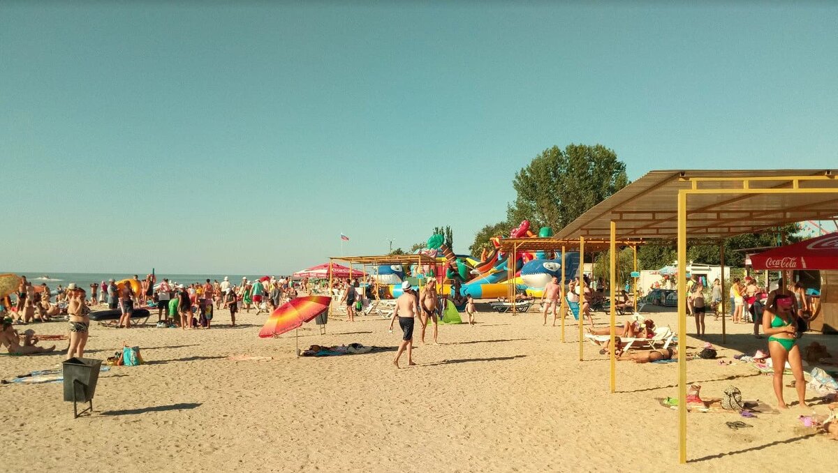 Городской пляж в Ейске