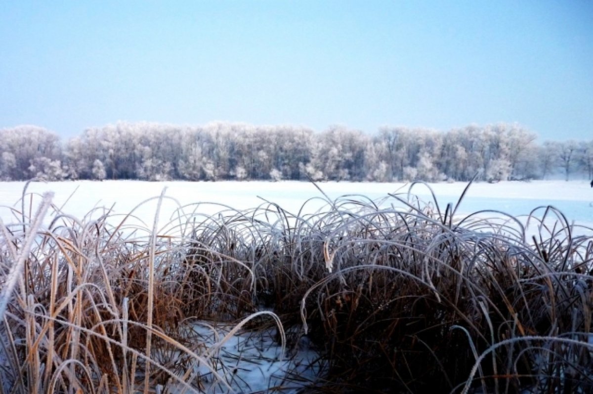    В Тюмени женщины прошлись по треку на замёрзшем озере в виде бюстгальтера