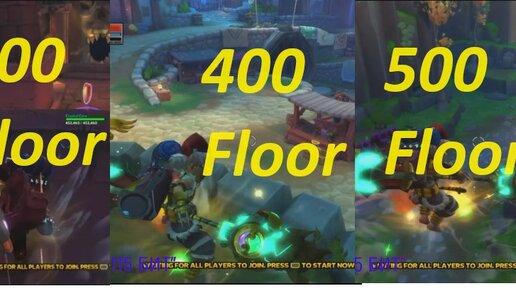 Dungeon Defenders 2. 300, 400 and 500 floors. Быстрое прохождение.