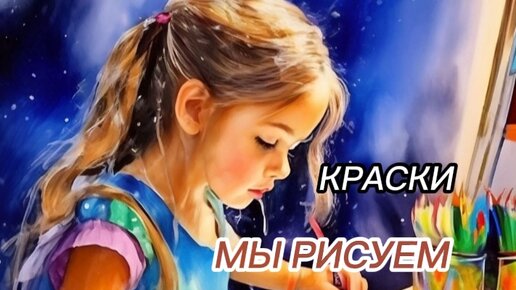 Краски - Мы рисуем, песенка, поднимающая настроение