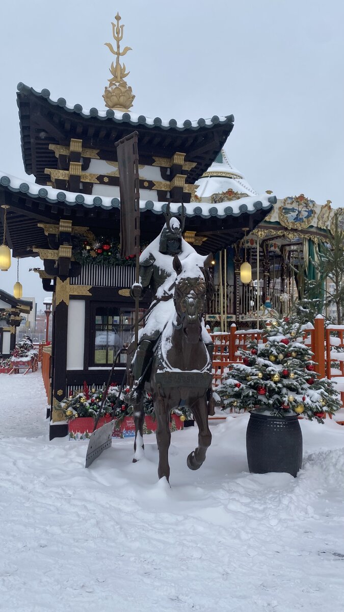 Самурай на коне. Фото автора