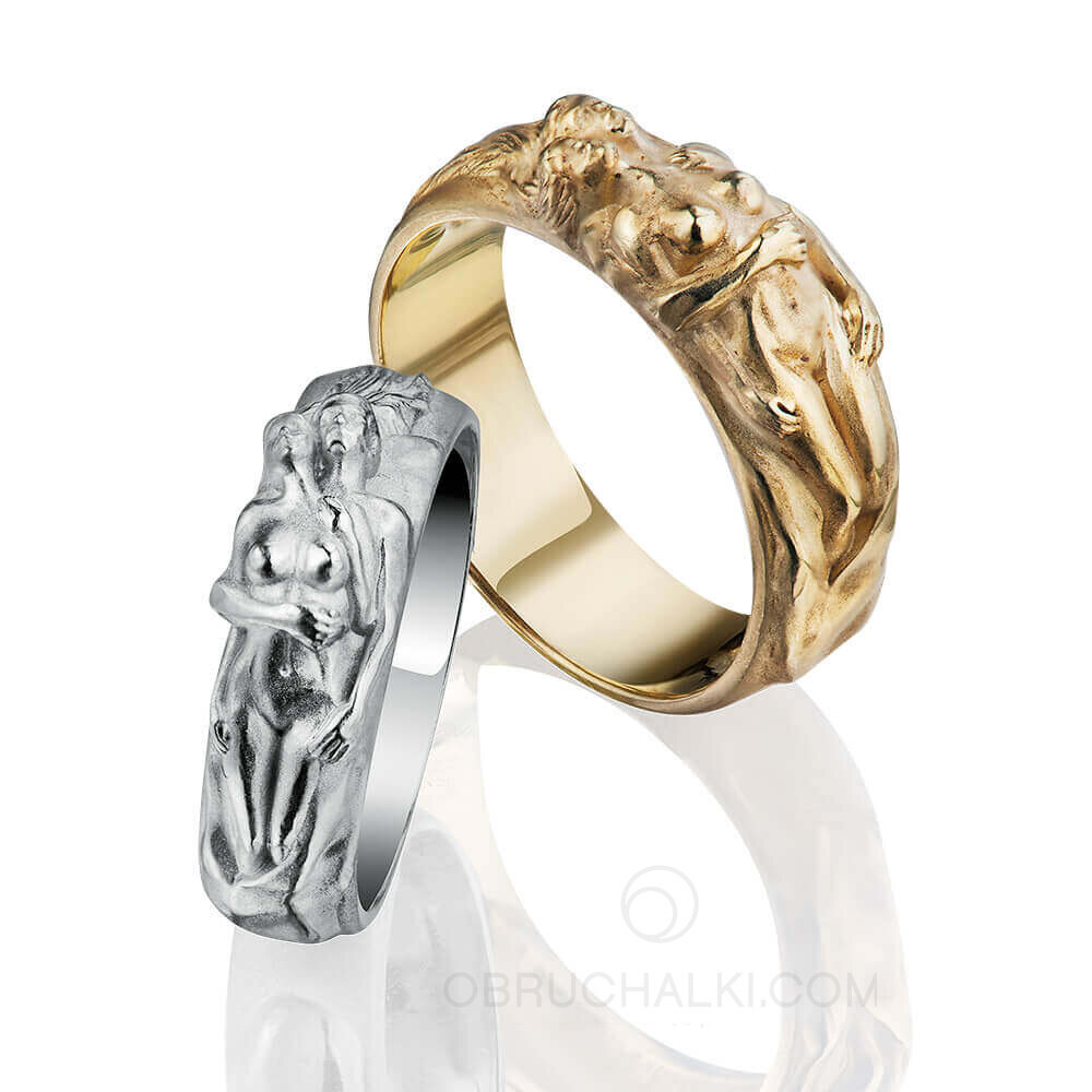 Обручальные кольца LOVE SONG, студия Obruchalki.com.  