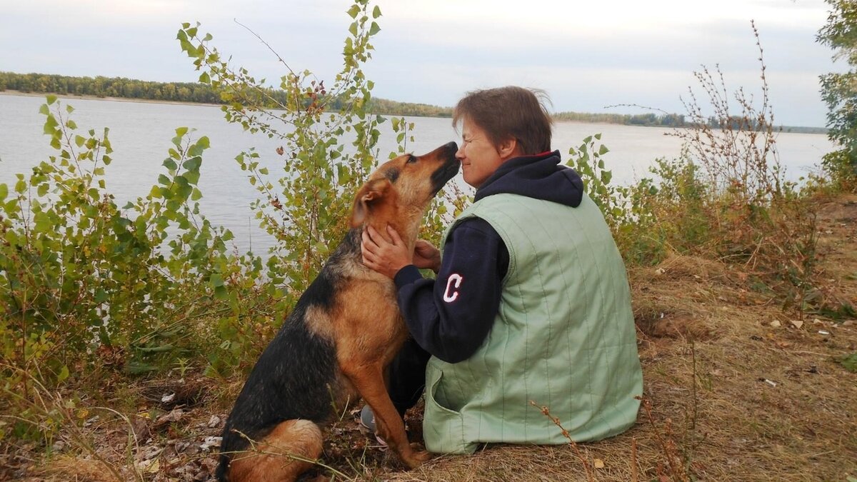 Это я и моя Нора, к сожалению Норы уже нет....