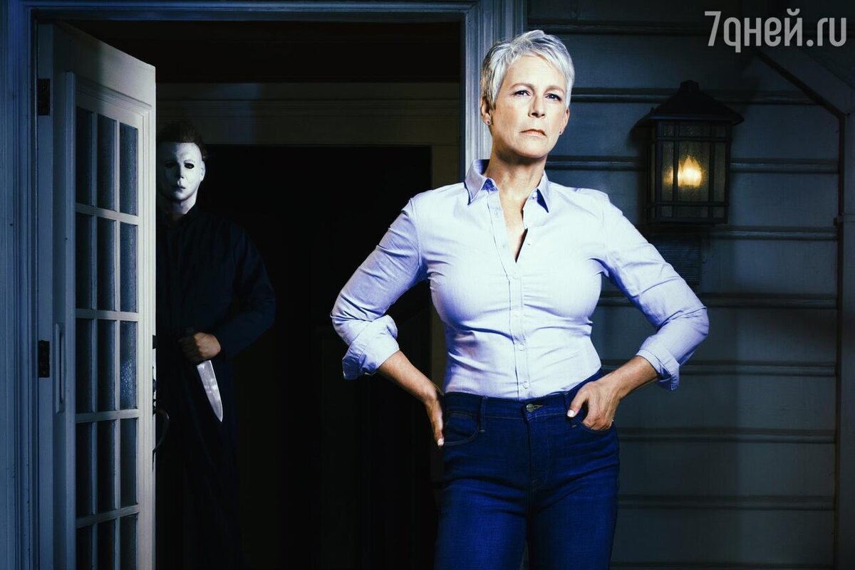    Джейми Ли Кертис в промо к «Хэллоуину» © Universal Pictures / ZUMAPRESS.com / Global Look Press