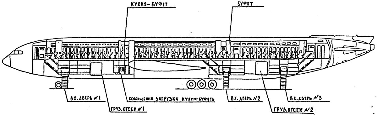 Ил 86 схема салона