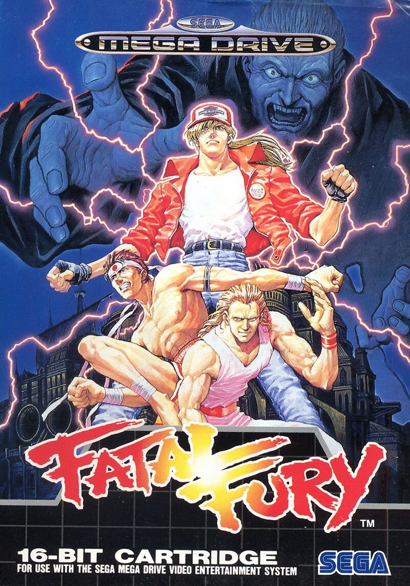 Обложка картриджа с первой игрой серии Fatal Fury