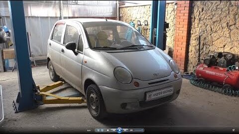 Замена задних колодок и снятие барабана с Деу Матиз (Daewoo Matiz)