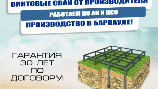 Винтовые сваи 57 мм