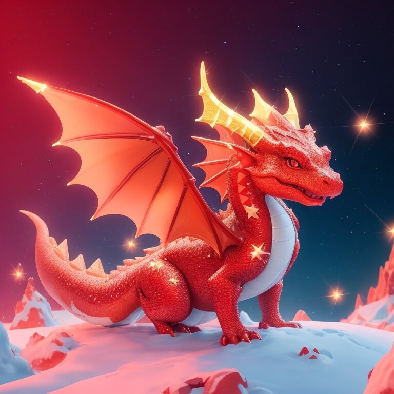 Дракончик-хулиган. Явно что-то задумал.