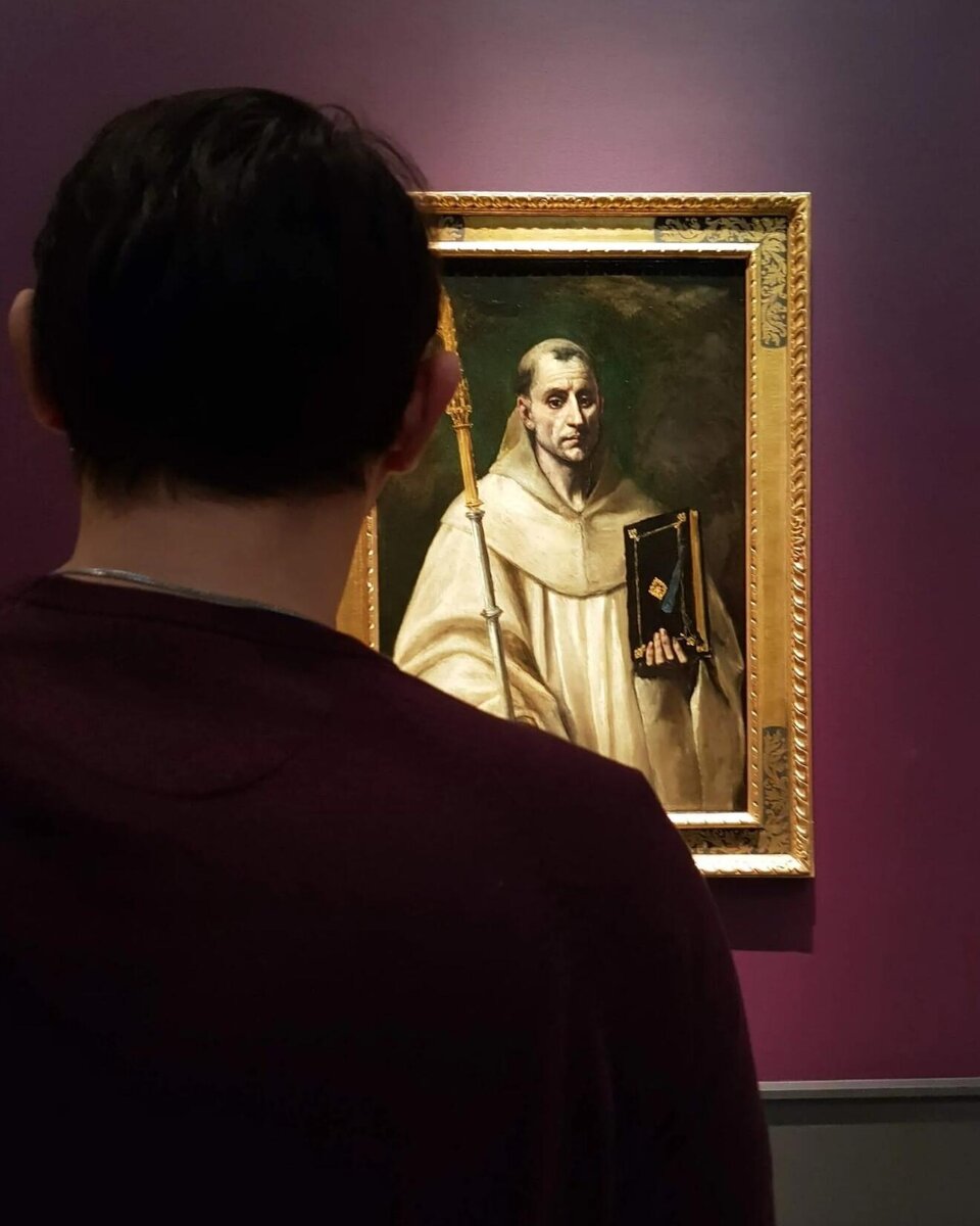 Эль-Греко. Святой Бернард. 1577-1579