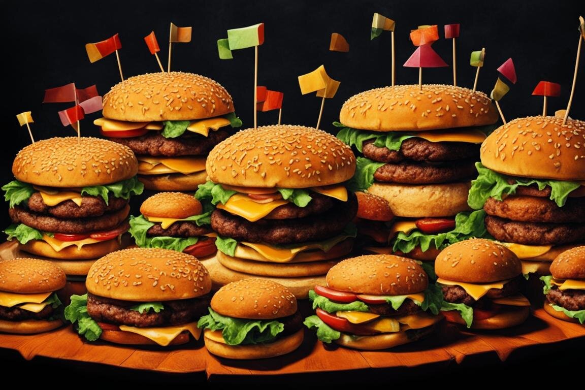 Тут бургеров на неделю вперед