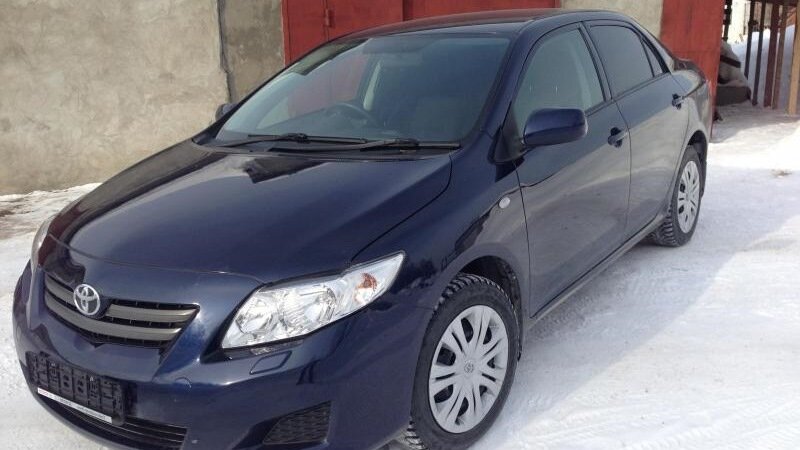 Объем багажника 450 литров Toyota Corolla рестайлинг 2010, седан, 10 поколение, E150 