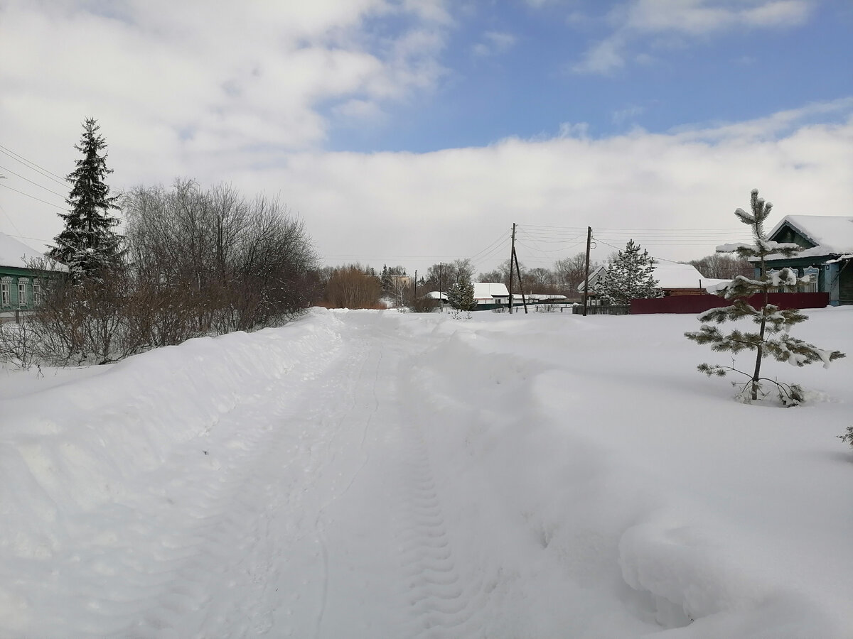 Улица Пролетарская зимой. Фотограф А. Никишин.