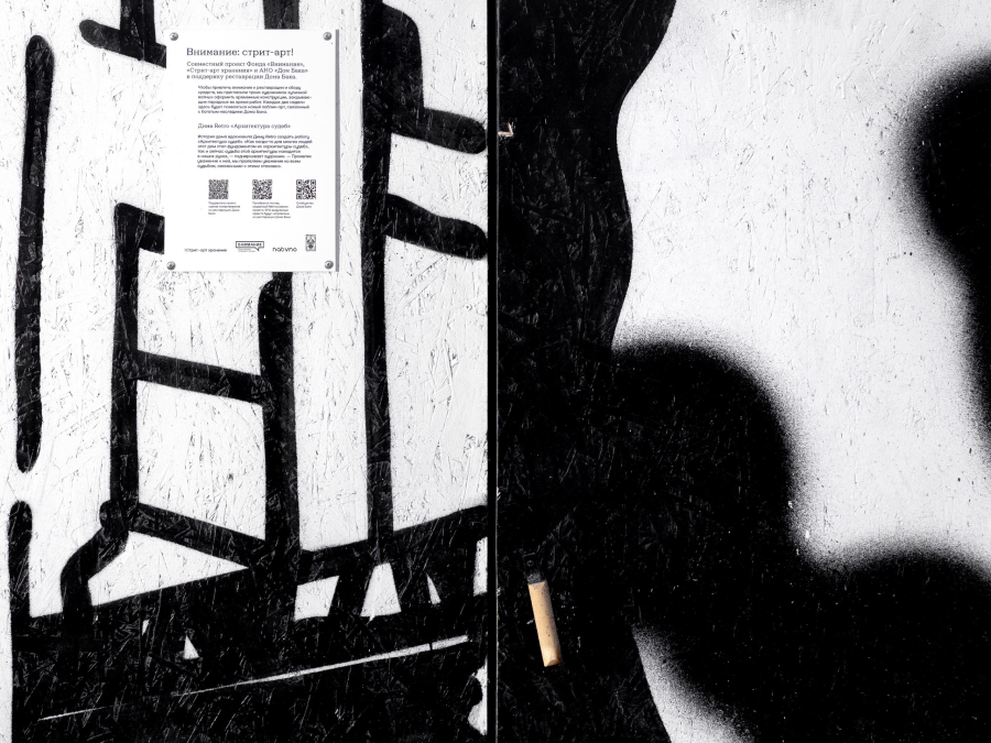    Работа Димы Retro появилась на доме Бака в рамках проекта «Внимание: стрит-арт!» (фото 1)