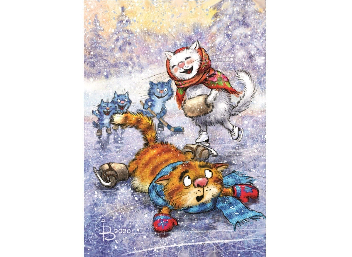 очаровательные коты Рины Зенюк