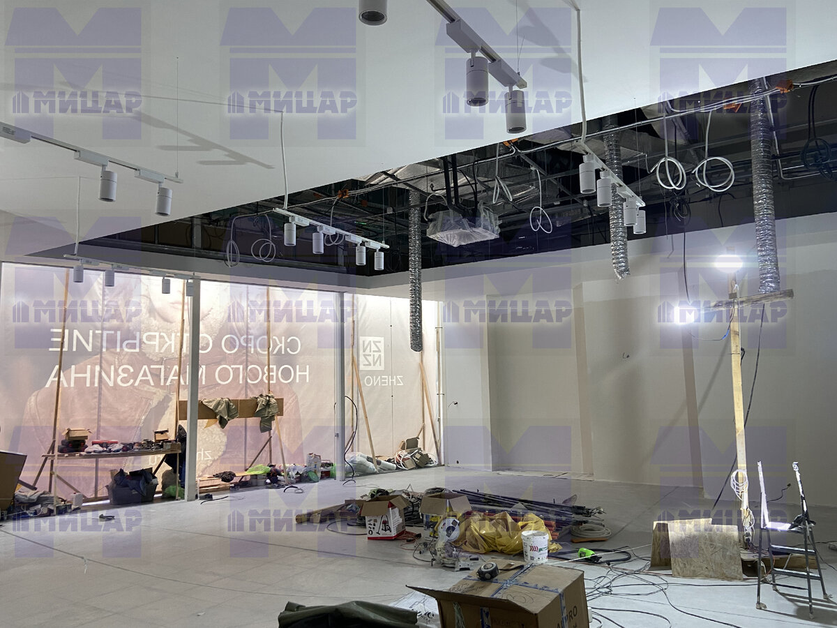 Реальное фото с объекта в работе.