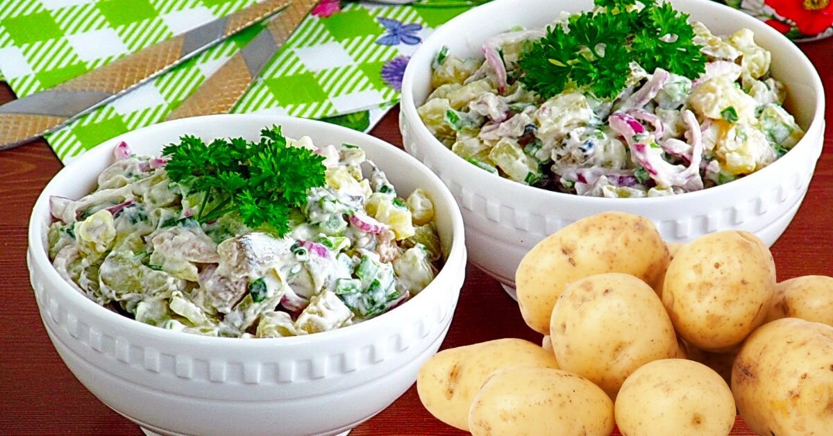 Салат с картошкой фри — рецепты с фото пошагово. Как приготовить салат с картофелем фри?