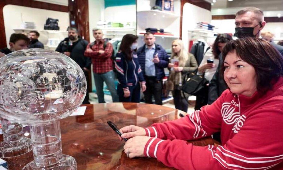    Президент Федерации лыжных гонок России Елена Вяльбе . Фото: ТАСС