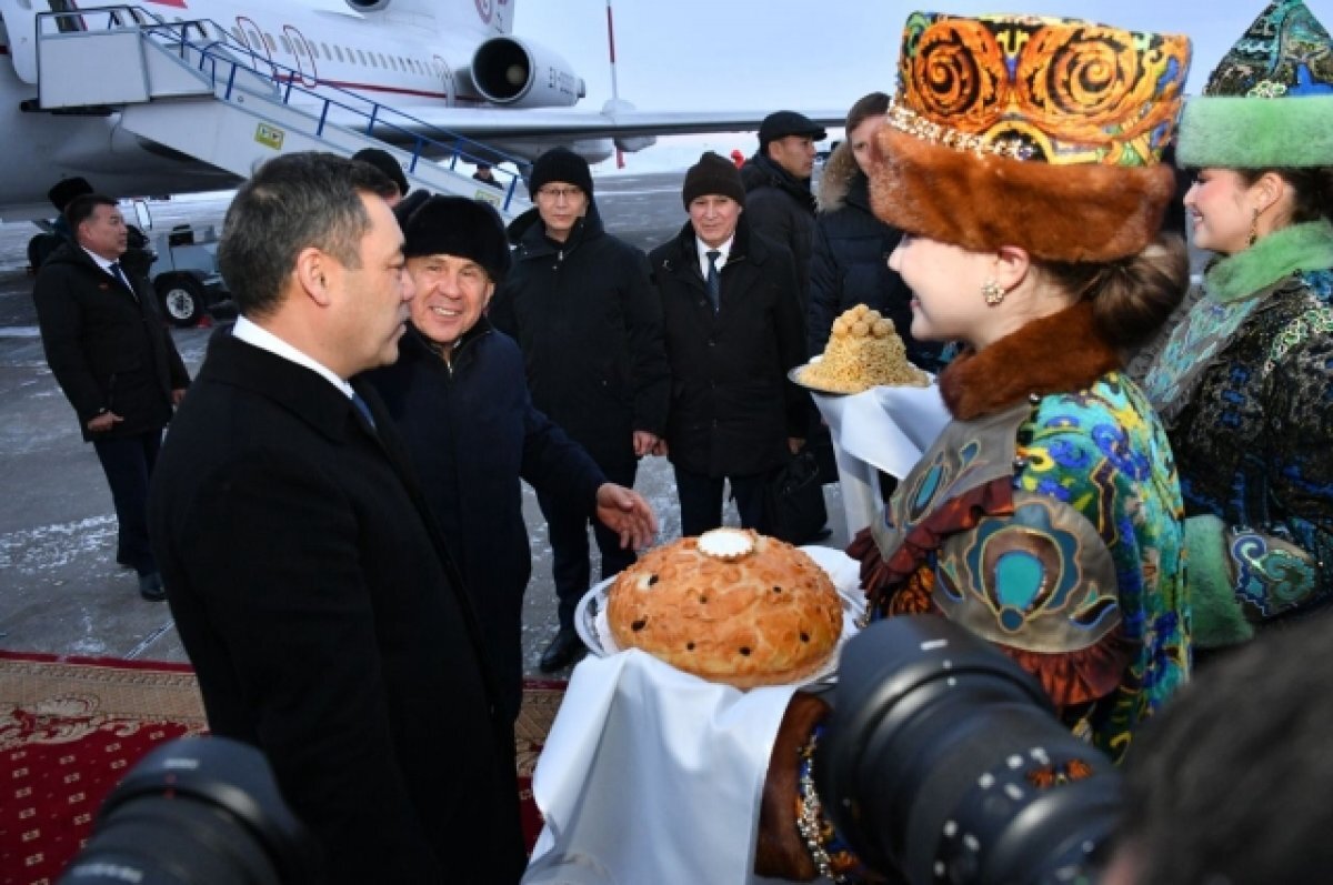    Президент Кыргызской Республики Садыр Жапаров прибыл в Казань